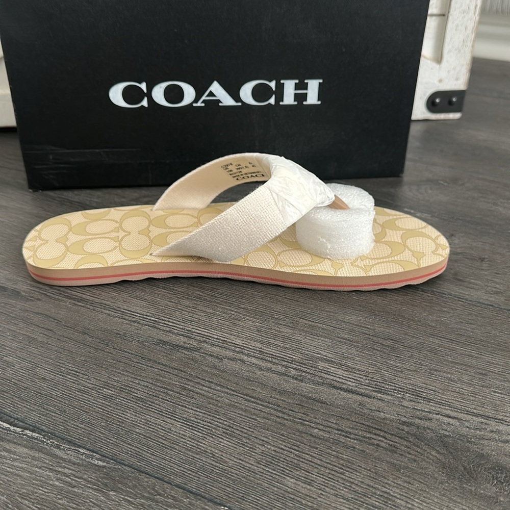 Coach Zoe Webbed Flip Flop - Picture 5 of 5